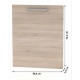 NOVA PLUS NOPL-088-00 dub sonoma, dvierka na umývačku riadu v šírke 59,6 cm a výške 72,2 cm NOVA PLUS NOPL-088-00 dub sonoma, dvierka na umývačku riadu v šírke 59,6 cm a výške 72,2 cm