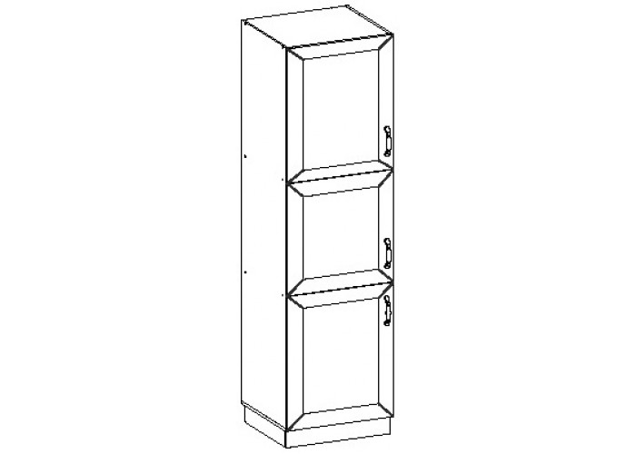 FEBE FE14/3D, potravinová skriňa v šírke 60 cm