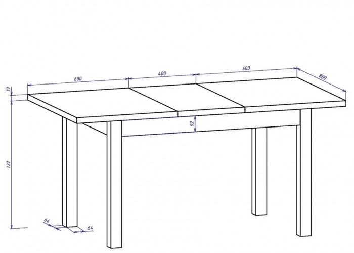 BOSFOR 120 dub sonoma, rozkladací stôl 120-160x80cm 