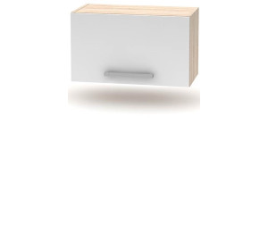 NOVA PLUS NOPL-011-VH dub sonoma/biela, horná výklopná skrinka v šírke 60 cm