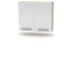 NOVA PLUS NOPL-014-0H dub sonoma/biela, horná skrinka v šírke 80 cm