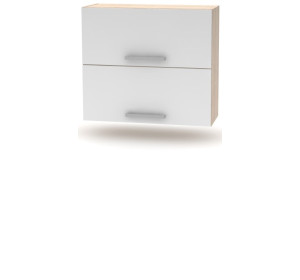 NOVA PLUS NOPL-015-VH dub sonoma/biela, horná výklopná skrinka v šírke 80 cm