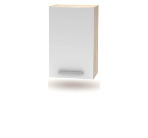 NOVA PLUS NOPL-024-OH dub sonoma/biela, horná skrinka v šírke 45 cm