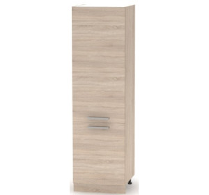 NOVA PLUS NOPL-081-60 dub sonoma, potravinová skrinka v šírke 60 cm