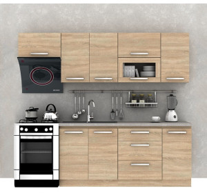 NOVA PLUS akciová kuchynská zostava 180/240 dub sonoma