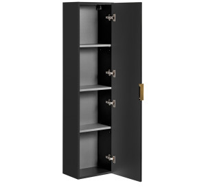 ADEL čierna 80-01-B-1D policová skrinka do kúpelne 