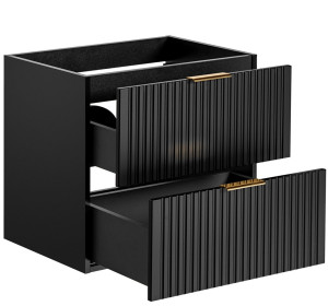 ADEL čierna 82-80-20-60-DW skrinka pod umývadlo 80 cm