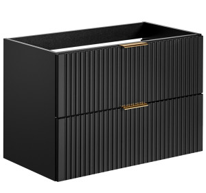 ADEL čierna 82-80-B-2S skrinka pod umývadlo 80 cm