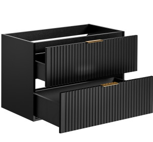 ADEL čierna 82-80-B-2S skrinka pod umývadlo 80 cm