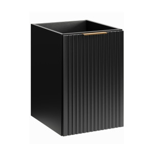 ADEL čierna 81-40-1DK kúpeľňová skrinka s košom 40 cm