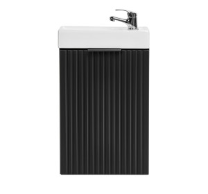 ADEL čierna 82-40-B-1D skrinka s umývadlom 40 cm