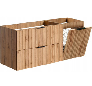 ADEL dub wotan 82-120-40-80-DD skrinka pod umývadlo 120 cm s košom ADEL dub wotan 82-120-40-80-DD skrinka pod umývadlo 120 cm s košom