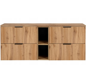 ADEL dub wotan 82-140-60-20-60-DD skrinka pod umývadlo 140 cm