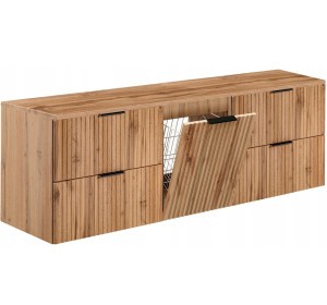 ADEL dub wotan 82-160-60-40-60-DD skrinka pod umývadlo 160 cm