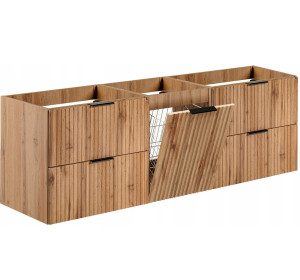 ADEL dub wotan 82-160-60-40-60-DD skrinka pod umývadlo 160 cm ADEL dub wotan 82-160-60-40-60-DD skrinka pod umývadlo 160 cm