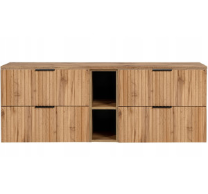 ADEL dub wotan 82-180-80-20-80-DD skrinka pod umývadlo 180 cm