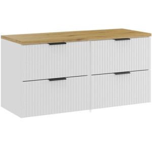 ADEL white 82-120-4S-DA skrinka pod umývadlo 120 cm