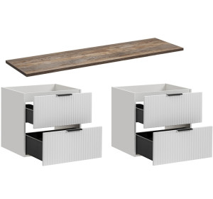 ADEL white 82-120-4S-DV skrinka pod umývadlo 120 cm ADEL white 82-120-4S-DV skrinka pod umývadlo 120 cm