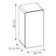 ARUBA Cosmos 810, závesná skrinka do kúpelne 