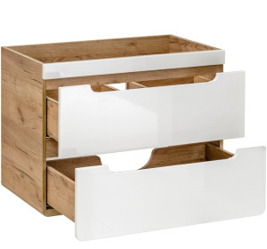 ARUBA white 821, skrinka pod umývadlo 80 cm