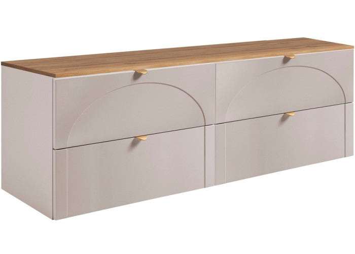 AURA kašmír K160D závesná skrinka pod umývadlo 160 cm AURA kašmír K160D závesná skrinka pod umývadlo 160 cm