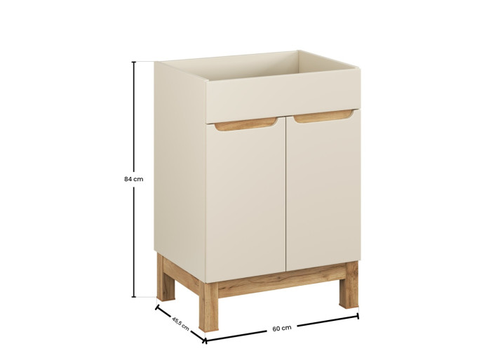 BALI cashmere 82-60 skrinka pod umývadlo 60 cm