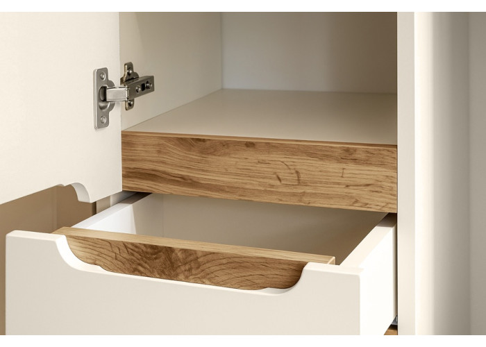 BALI cashmere 80-35-2D1S policová skrinka do kúpelne 