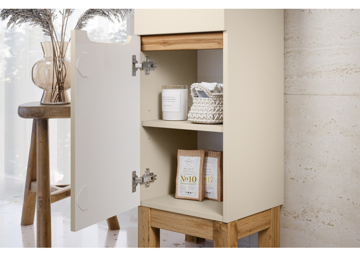 BALI cashmere 80-35-2D1S policová skrinka do kúpelne 