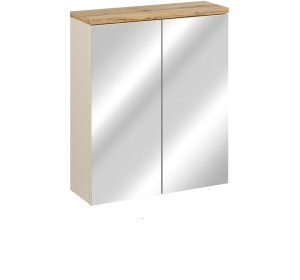 BALI cashmere 84-60, závesná skrinka so zrkadlom