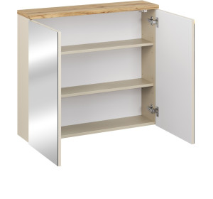 BALI cashmere 84-80, závesná skrinka so zrkadlom BALI cashmere 84-80, závesná skrinka so zrkadlom