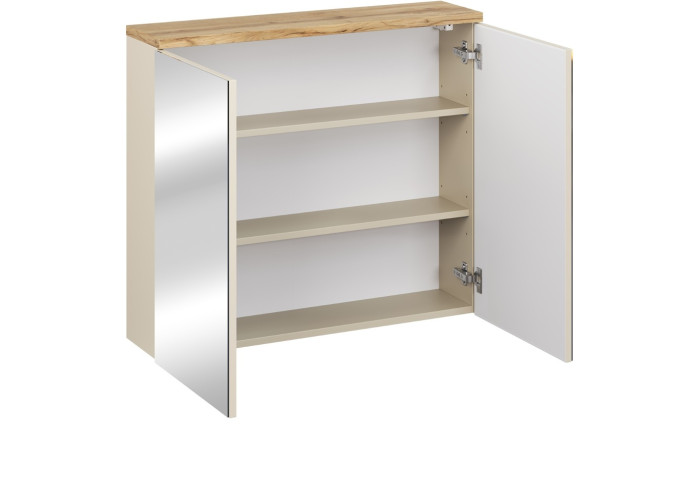 BALI cashmere 84-80, závesná skrinka so zrkadlom