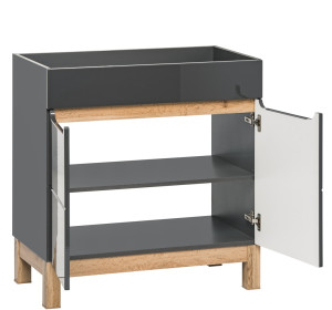 BALI grafit 821 skrinka pod umývadlo 80 cm