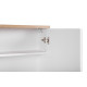 BALI white 841, závesná skrinka so zrkadlom 80 cm