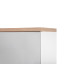 BALI white 841, závesná skrinka so zrkadlom 80 cm