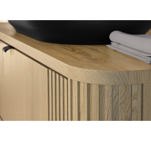 Doska pod umývadlo 100x46 cm dub cremona OVALIA Doska pod umývadlo 100x46 cm dub cremona OVALIA