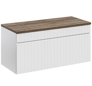 ICONIC white 82-100-D-1S-DV skrinka pod umývadlo 100 cm