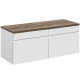 ICONIC white 82-120-DV skrinka pod umývadlo 120 cm