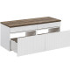 ICONIC white 82-120-DV skrinka pod umývadlo 120 cm