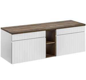 ICONIC white 82-140-DV skrinka pod umývadlo 140 cm