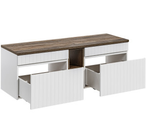 ICONIC white 82-140-DV skrinka pod umývadlo 140 cm