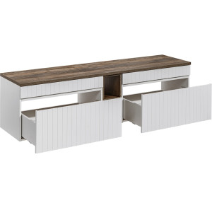 ICONIC white 82-180-DV skrinka pod umývadlo 180 cm