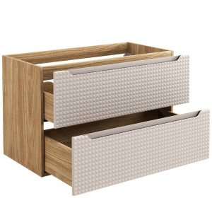 LUXOR Beige 82-120-90-30-D závesná skrinka pod umývadlo 120 cm