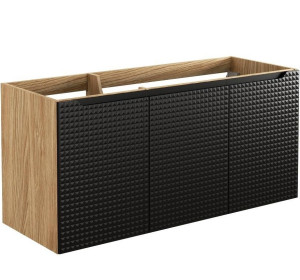 LUXOR Black 82-120-3D závesná skrinka pod umývadlo 120 cm