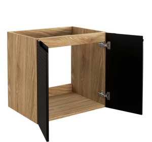 LUXOR Black 82-60-2D závesná skrinka pod umývadlo 60 cm