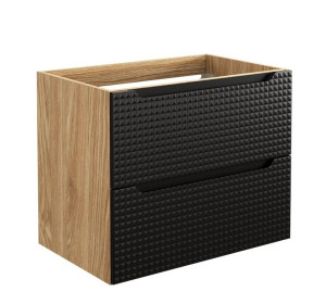 LUXOR Black 82-70-2S závesná skrinka pod umývadlo 70 cm