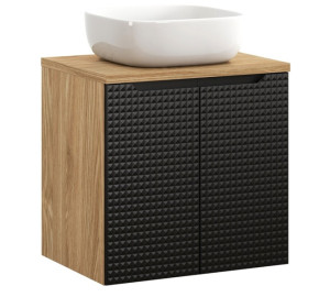 LUXOR Black 82-60-2D-DU skrinka s umývadlom 60 cm