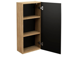 LUXOR Black 83-35-1D závesná skrinka do kúpelne 