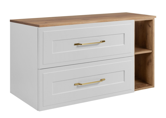 CLASSIC biely W100DC závesná skrinka pod umývadlo 100 cm CLASSIC biely W100DC závesná skrinka pod umývadlo 100 cm