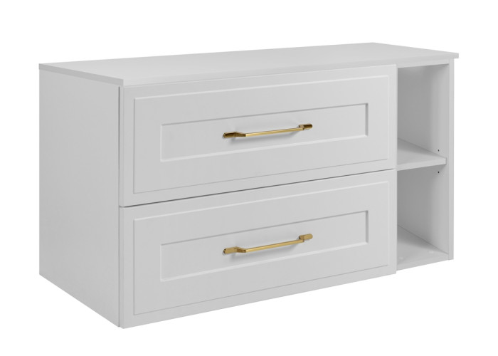 CLASSIC biely W100DW závesná skrinka pod umývadlo 100 cm