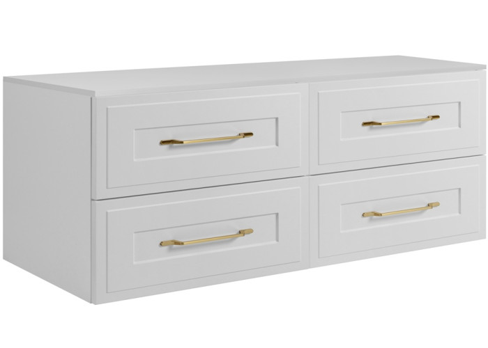 CLASSIC biely W160DW závesná skrinka pod umývadlo 160 cm